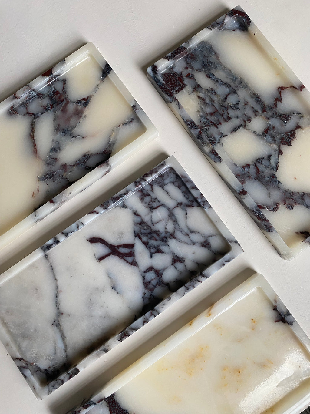 Calcatta marble tray luxury stone 