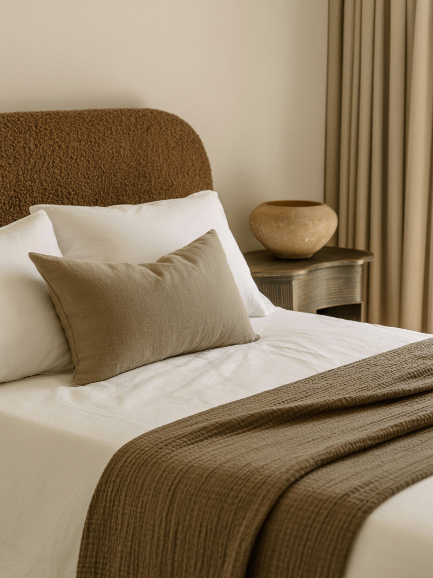 Sandstone Turkish Lumbar Pillow Cover
