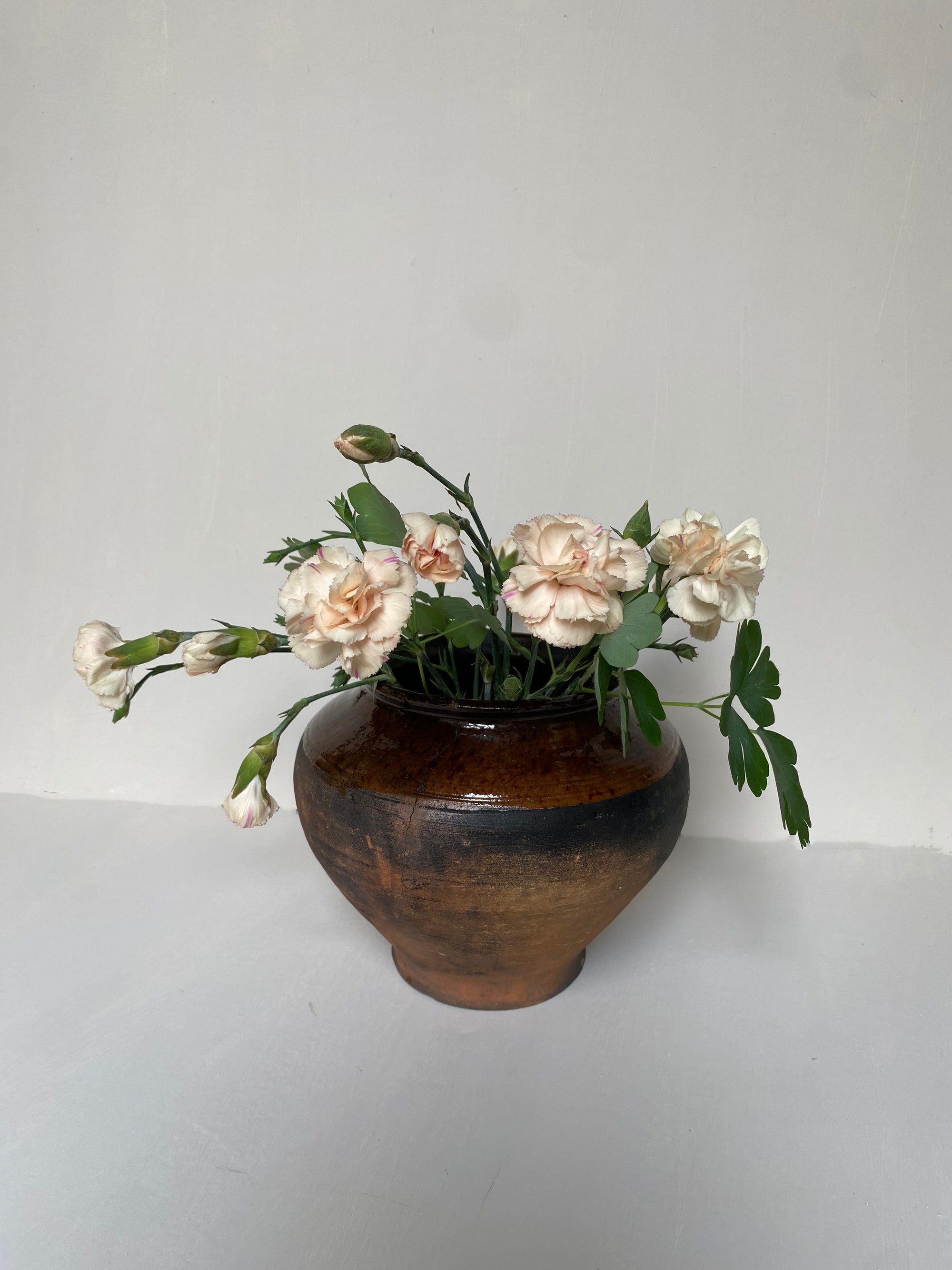 The Tereza Small Antique Clay Pot