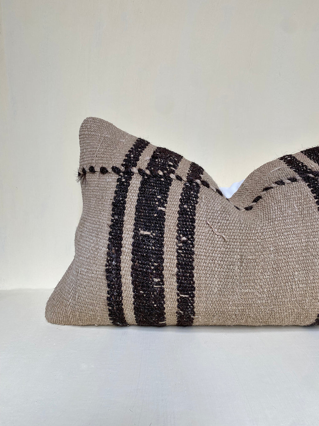 The Elvan Turkish Kilim Striped Cushion Cover
