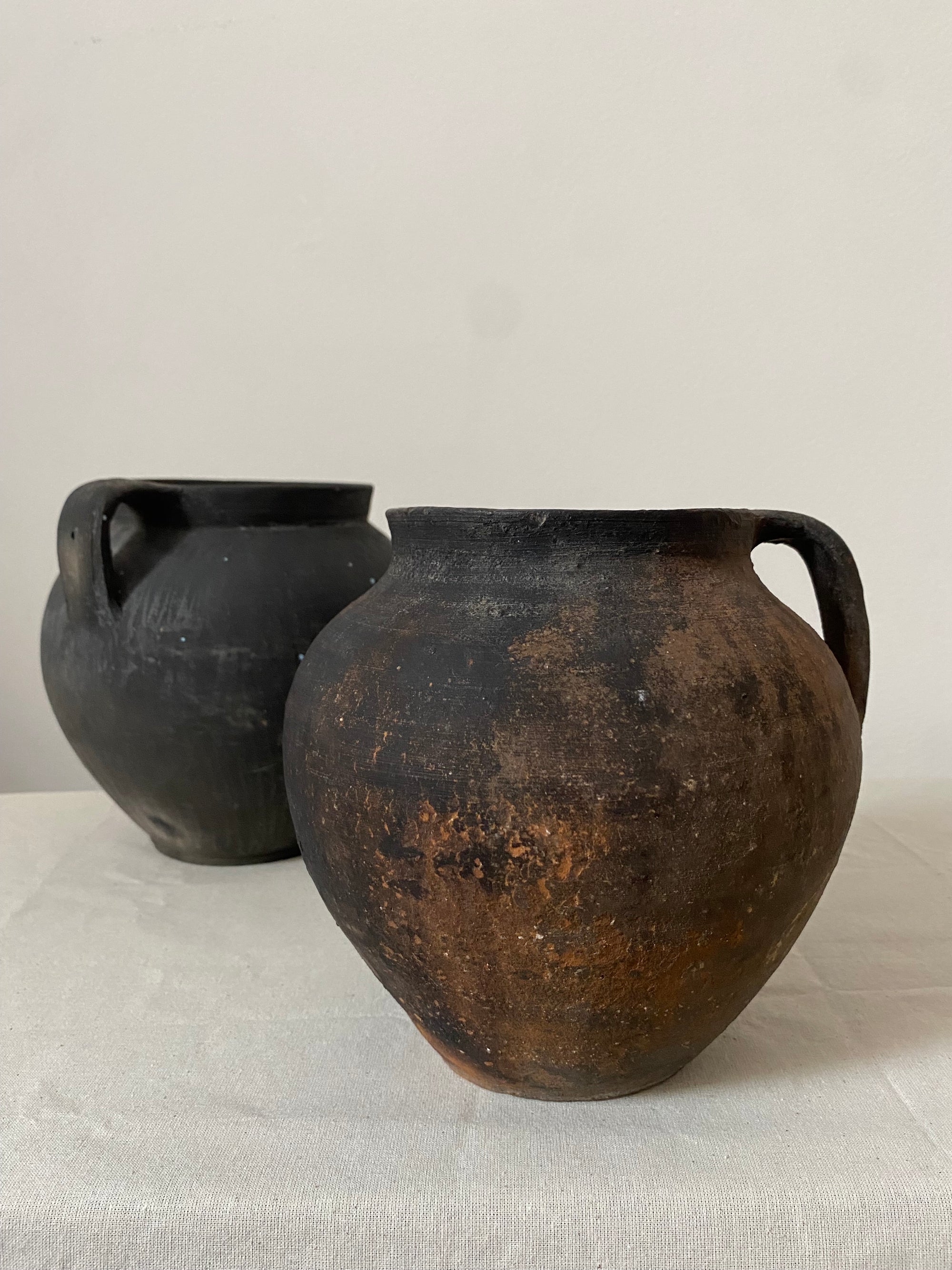 Antique Clay Pot  on a white background