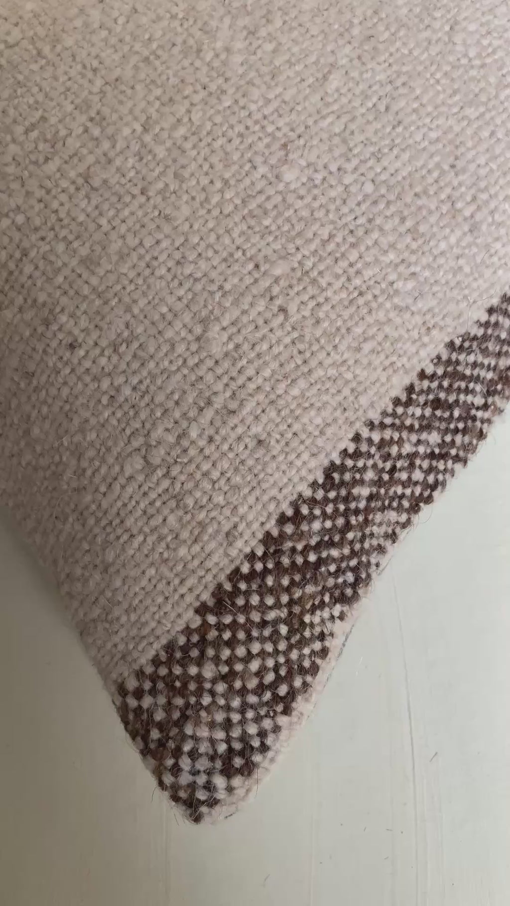 The Alara Cushion – Cream Turkish Kilim Cover